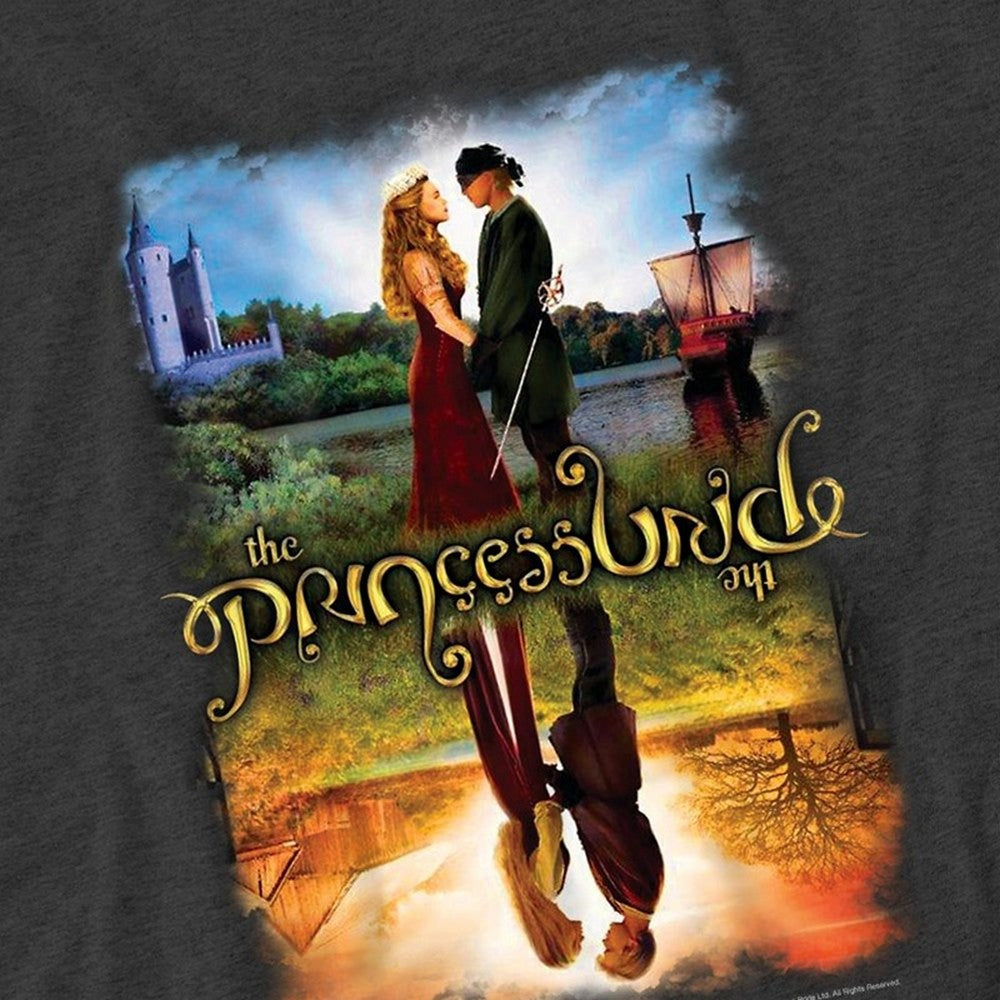 Charcoal - Side - The Princess Bride Unisex Adult Reflection Heather T-Shirt