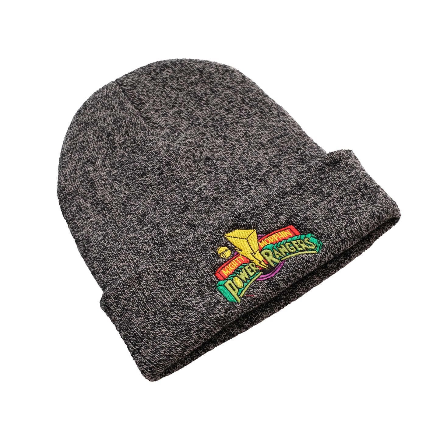 Antique Grey - Side - Power Rangers Mens Logo Beanie