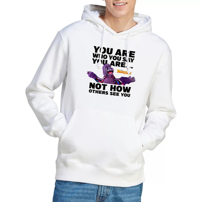 White - Back - Fraggle Rock Unisex Adult Great Glitterini Pride You Are Hoodie