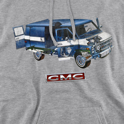 Athletic Heather - Side - GMC Unisex Adult Van Hoodie