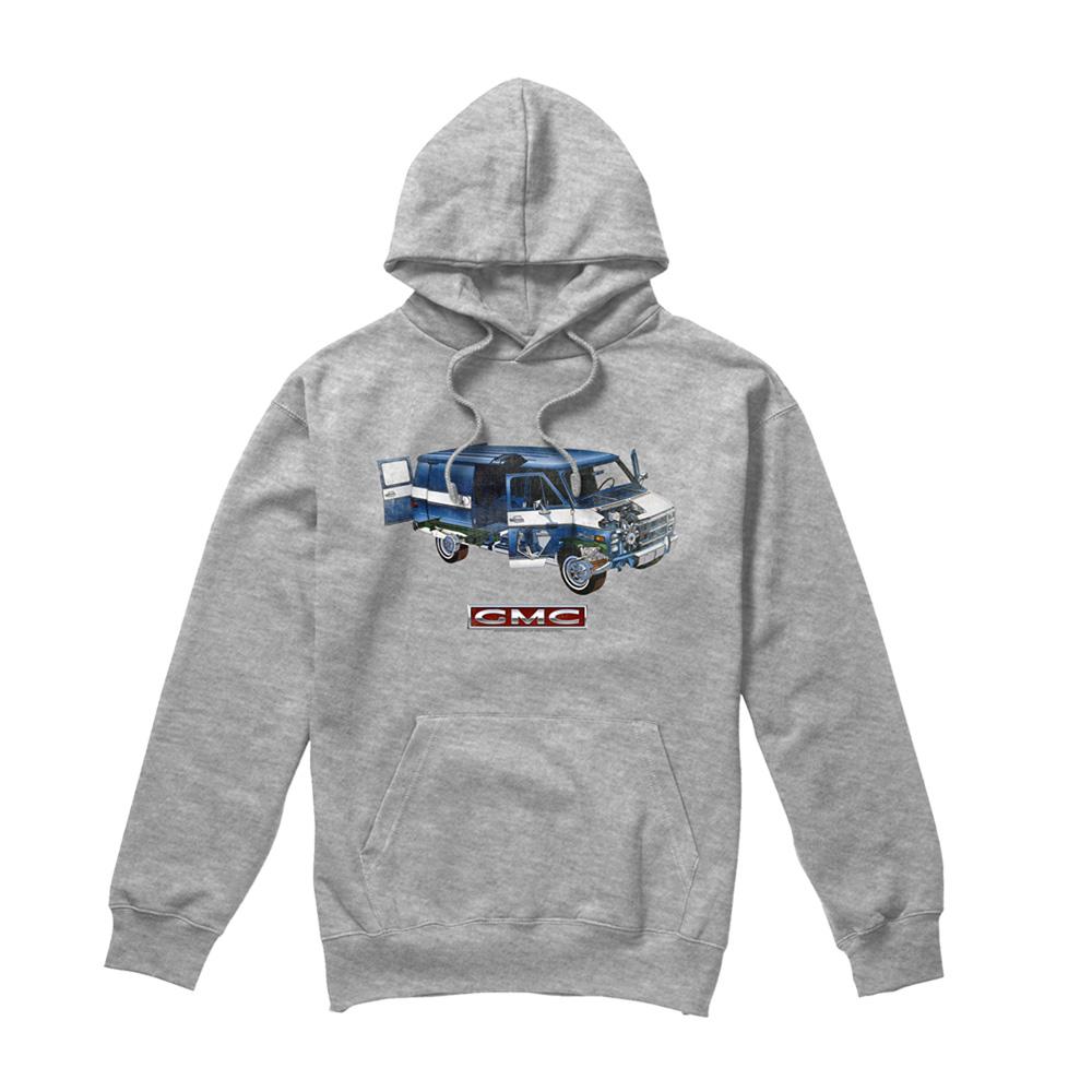 Athletic Heather - Front - GMC Unisex Adult Van Hoodie