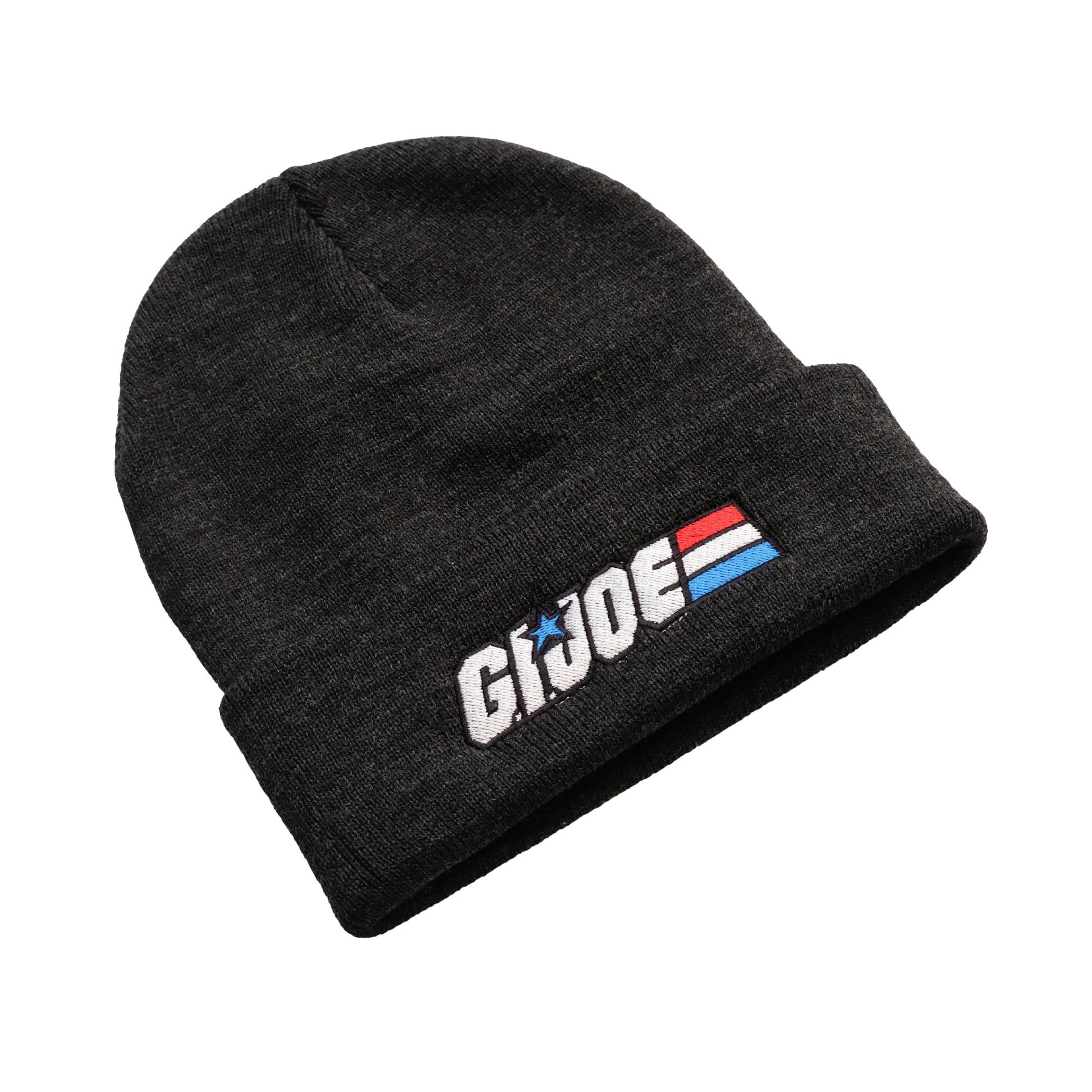 Charcoal - Side - G.I. Joe Mens Classic Logo Beanie