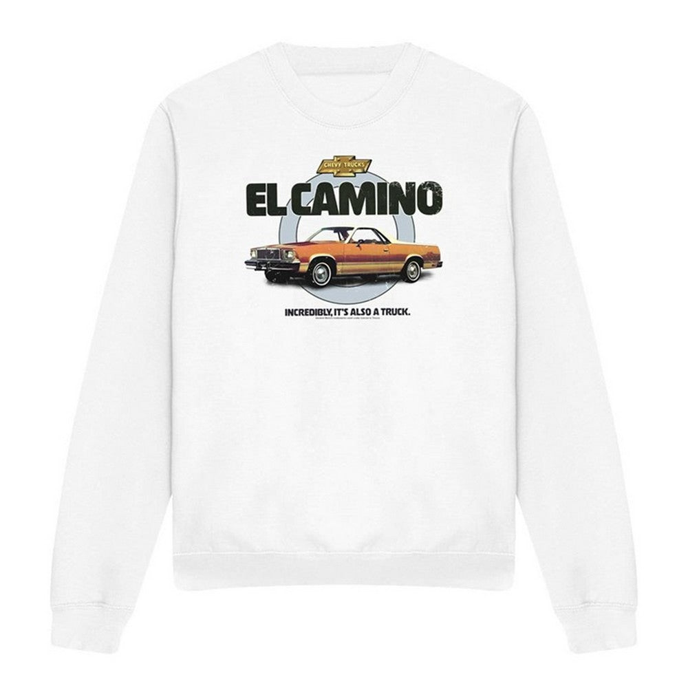 White - Front - Chevrolet Unisex Adult Also A Truck Sweatshirt