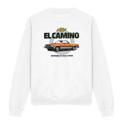 White - Front - Chevrolet Unisex Adult Also A Truck Sweatshirt