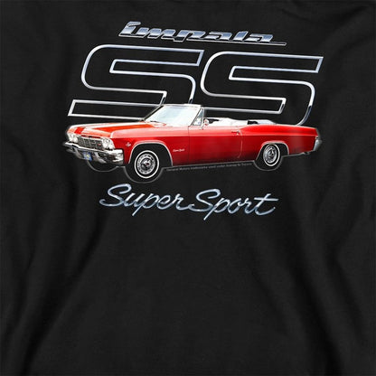 Black - Side - Chevrolet Unisex Adult Impala SS Sweatshirt