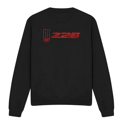 Black - Front - Chevrolet Unisex Adult The Z28 Sweatshirt