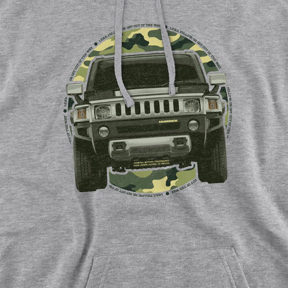 Athletic Heather - Side - Hummer Unisex Adult Lead Or Follow Hoodie
