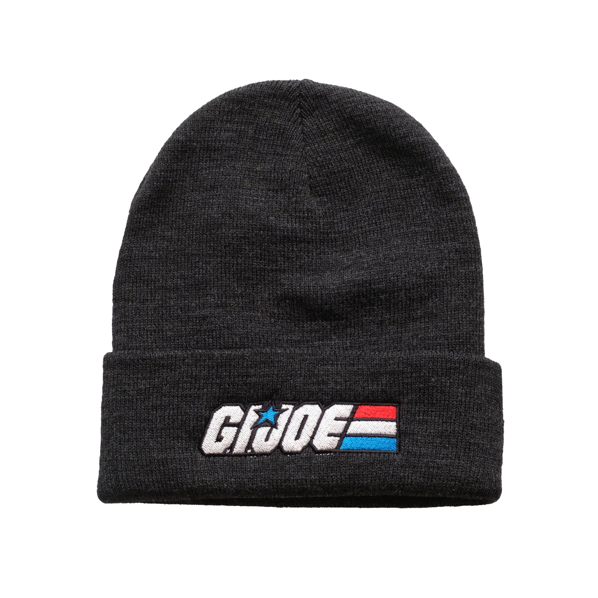 Charcoal - Front - G.I. Joe Mens Classic Logo Beanie