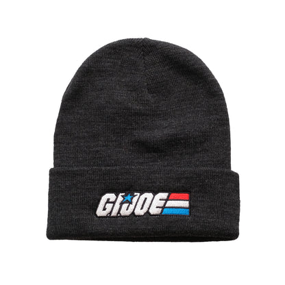 Charcoal - Front - G.I. Joe Mens Classic Logo Beanie