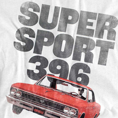 White - Side - Chevrolet Unisex Adult Chevelle Ss Long-Sleeved T-Shirt