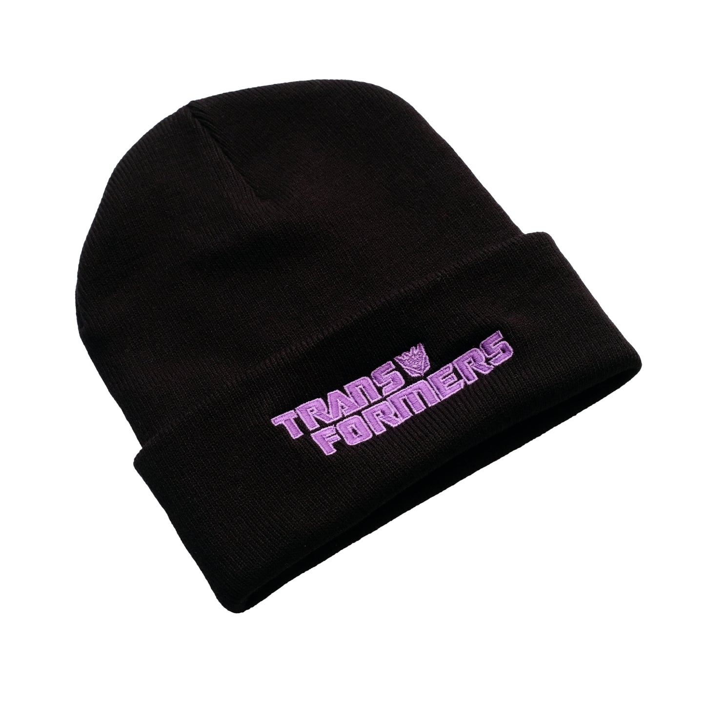 Black - Back - Transformers Mens Decepticon Retro Beanie