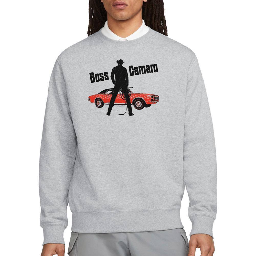 Athletic Heather - Back - Chevrolet Unisex Adult Boss Heather Sweatshirt