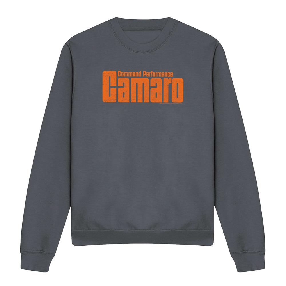 Charcoal - Front - Chevrolet Unisex Adult Command Performance Sweatshirt