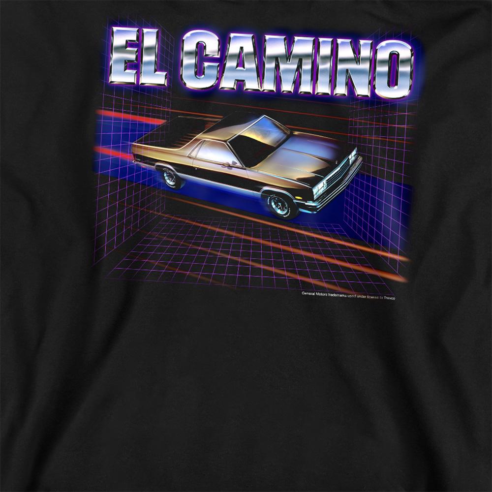 Black - Side - Chevrolet Unisex Adult El Camino 85 Sweatshirt