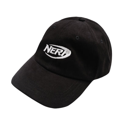 Black - Back - Nerf Mens Logo Baseball Cap