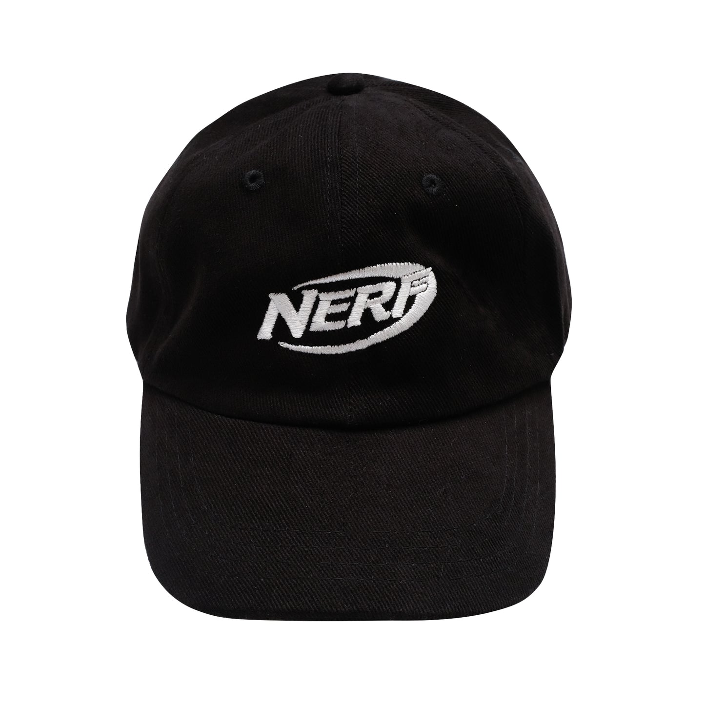 Black - Front - Nerf Mens Logo Baseball Cap