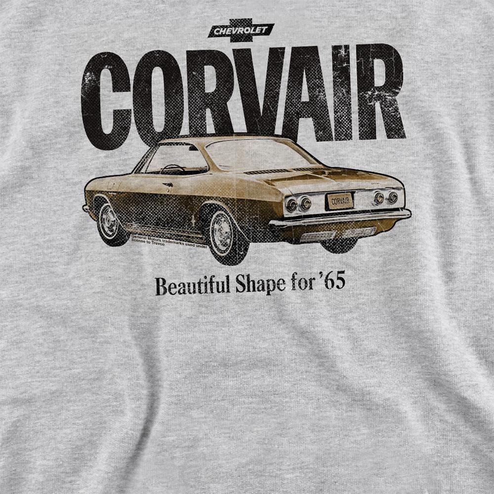 Athletic Heather - Side - Chevrolet Unisex Adult Retro Corvair Heather Sweatshirt
