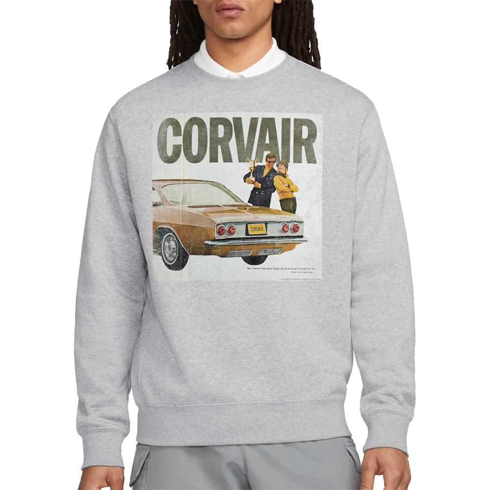 Athletic Heather - Back - Chevrolet Unisex Adult Corvair Ad Heather Sweatshirt