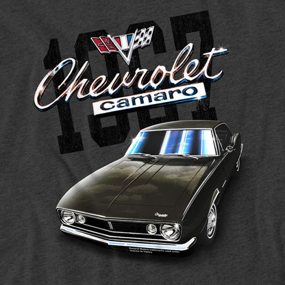 Charcoal - Lifestyle - Chevrolet Unisex Adult Classic Camaro Heather T-Shirt