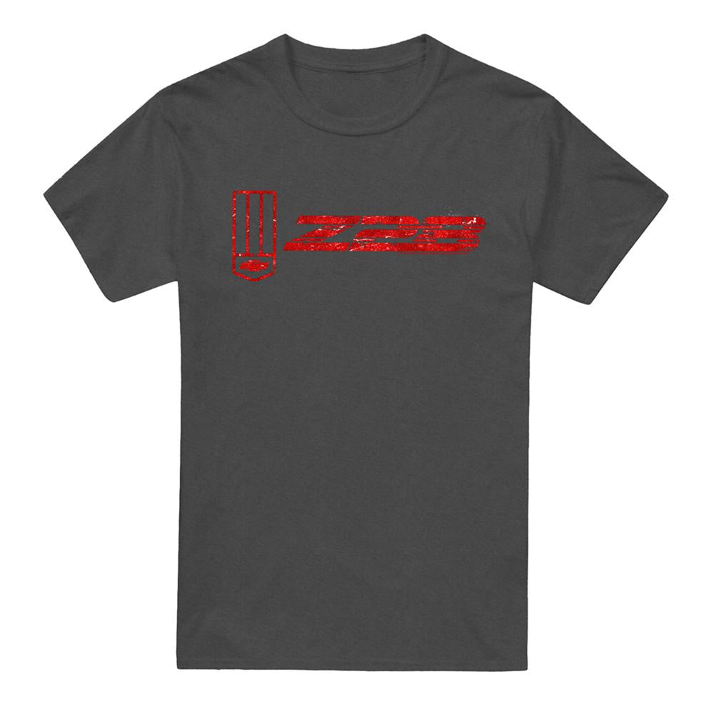 Charcoal - Front - Chevrolet Unisex Adult The Z28 Heather T-Shirt