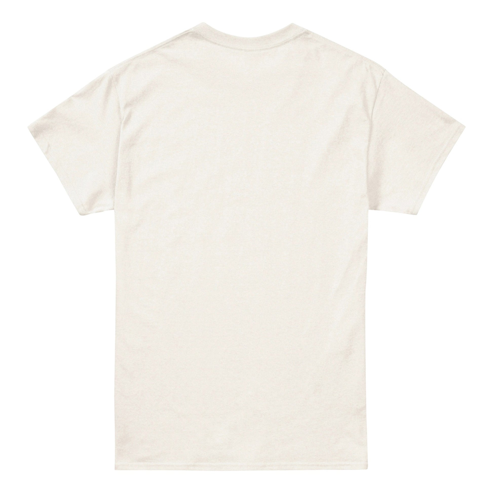 Natural - Back - Sonic The Hedgehog Mens Knuckles Pizza T-Shirt