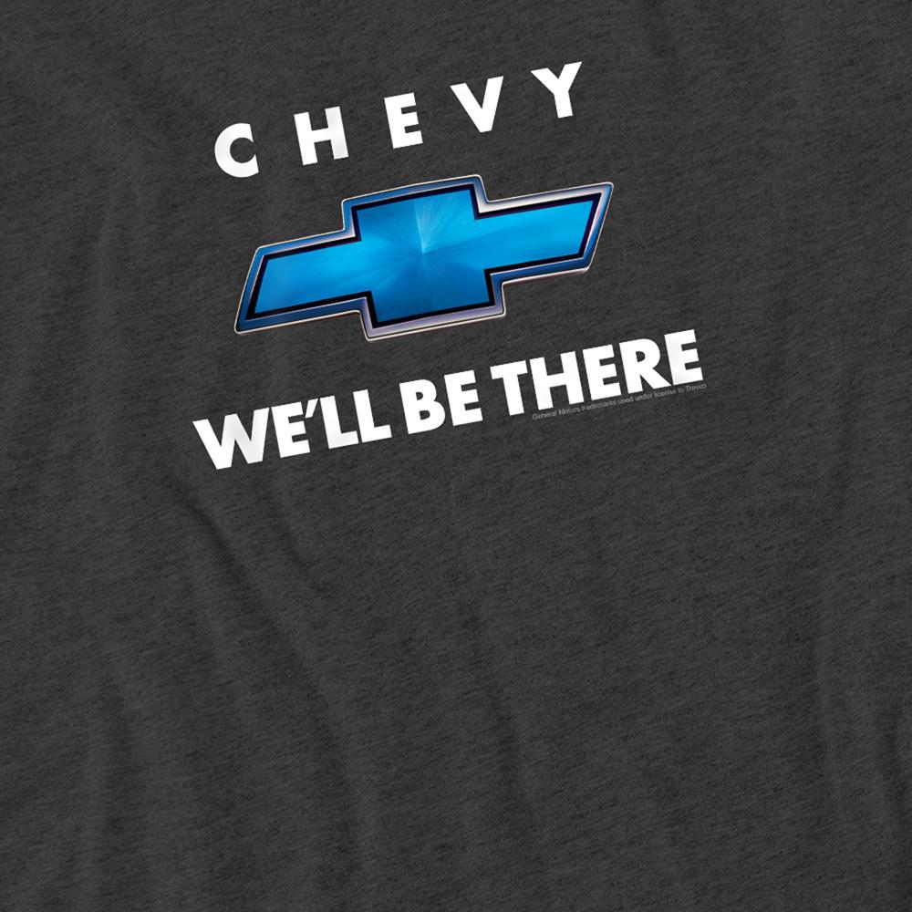 Charcoal - Side - Chevrolet Unisex Adult Well Be There Heather T-Shirt