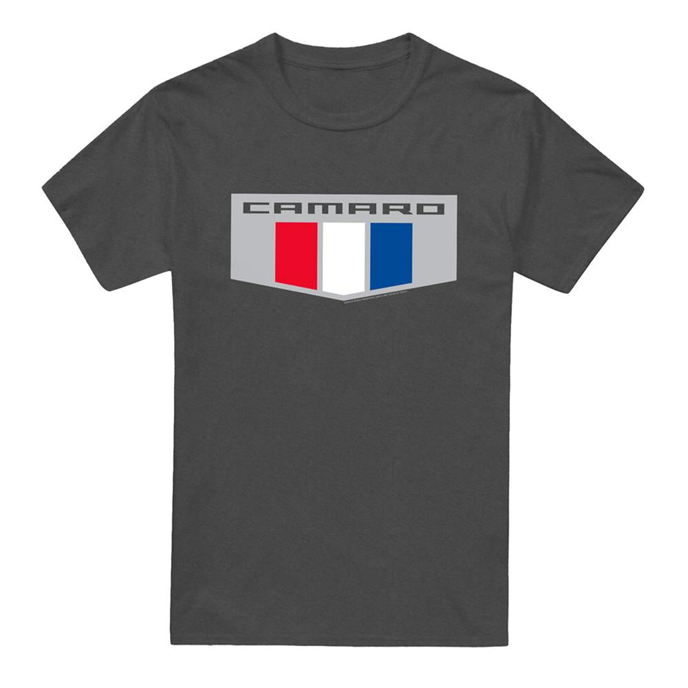 Charcoal - Front - Chevrolet Unisex Adult Chrome Emblem Heather T-Shirt