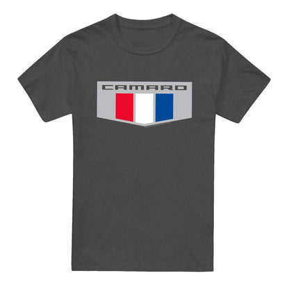 Charcoal - Front - Chevrolet Unisex Adult Chrome Emblem Heather T-Shirt