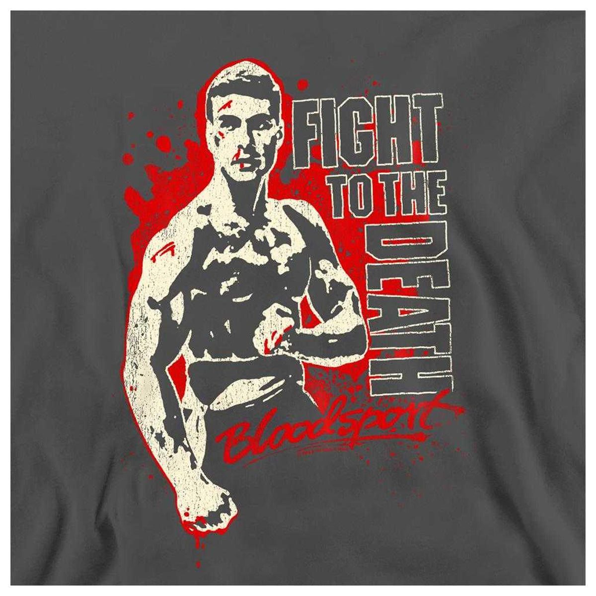 Charcoal - Side - Bloodsport Unisex Adult To The Death Sweatshirt