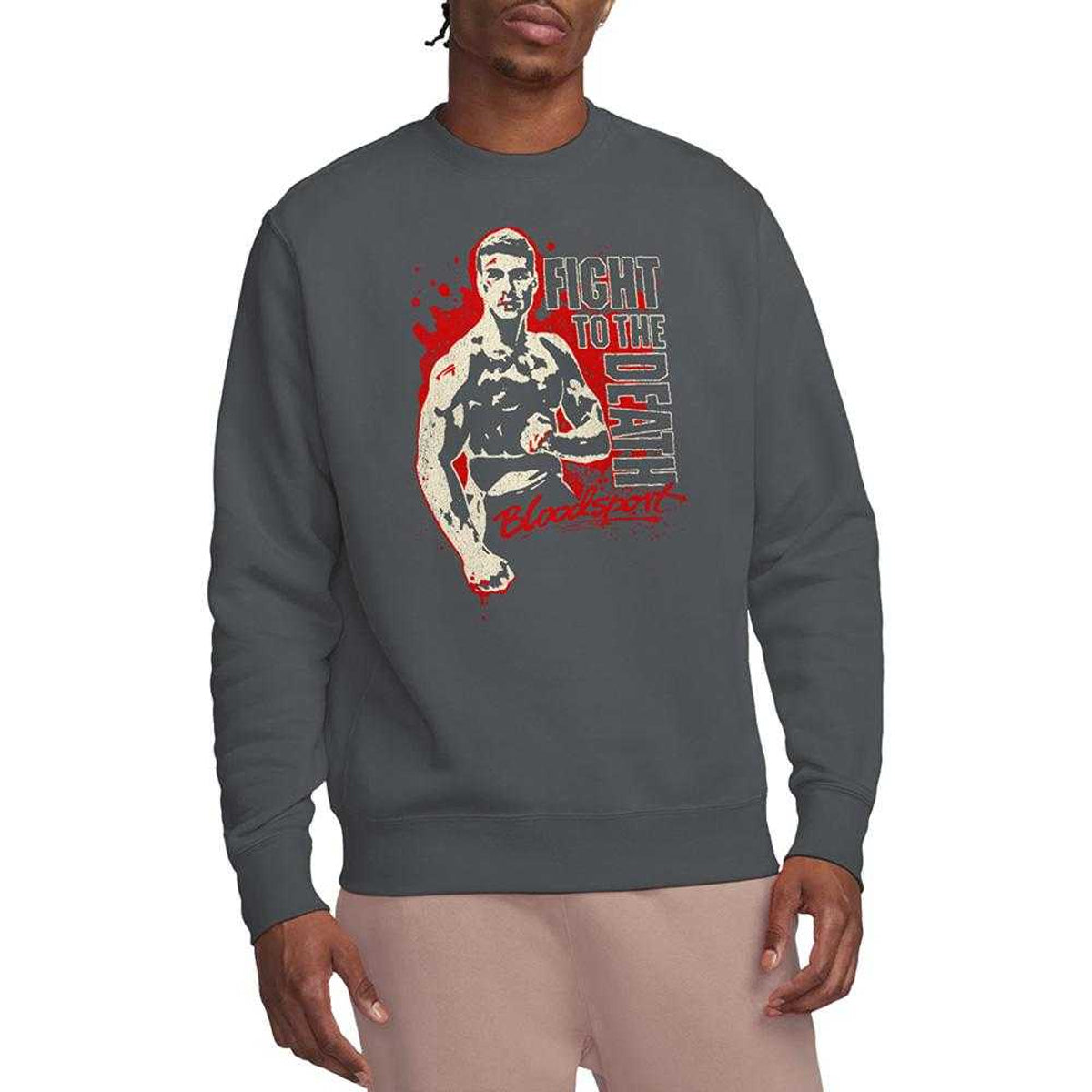 Charcoal - Lifestyle - Bloodsport Unisex Adult To The Death Sweatshirt