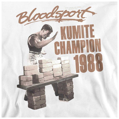 White - Side - Bloodsport Unisex Adult Dux Smash Sweatshirt