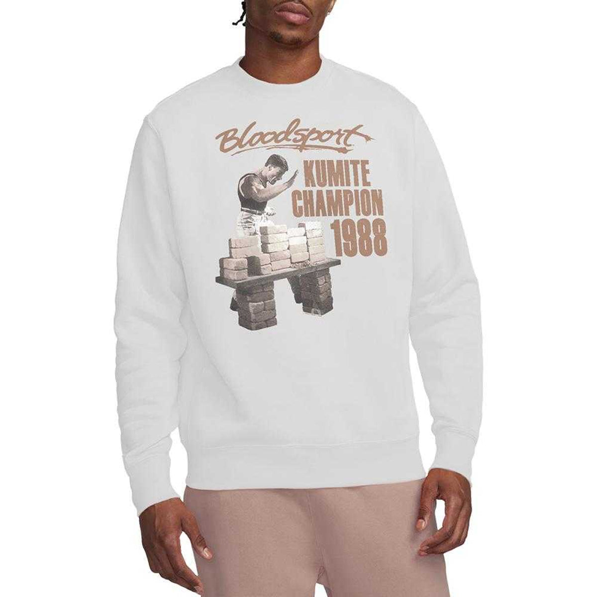 White - Lifestyle - Bloodsport Unisex Adult Dux Smash Sweatshirt