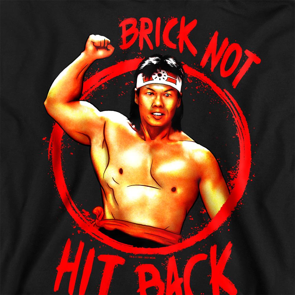 Black - Side - Bloodsport Unisex Adult Brick Not Hit Back Sweatshirt