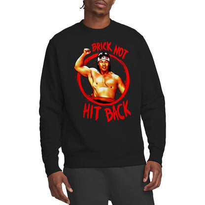 Black - Lifestyle - Bloodsport Unisex Adult Brick Not Hit Back Sweatshirt