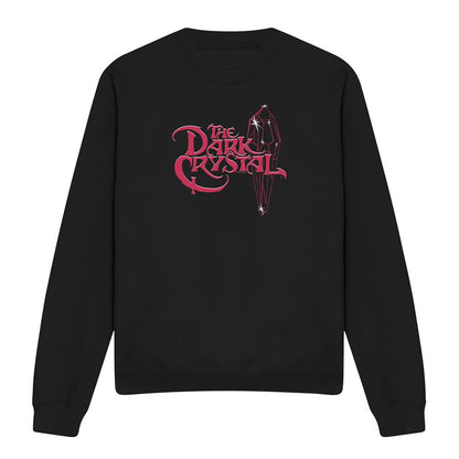 Black - Front - Dark Crystal Unisex Adult Bright Logo Sweatshirt