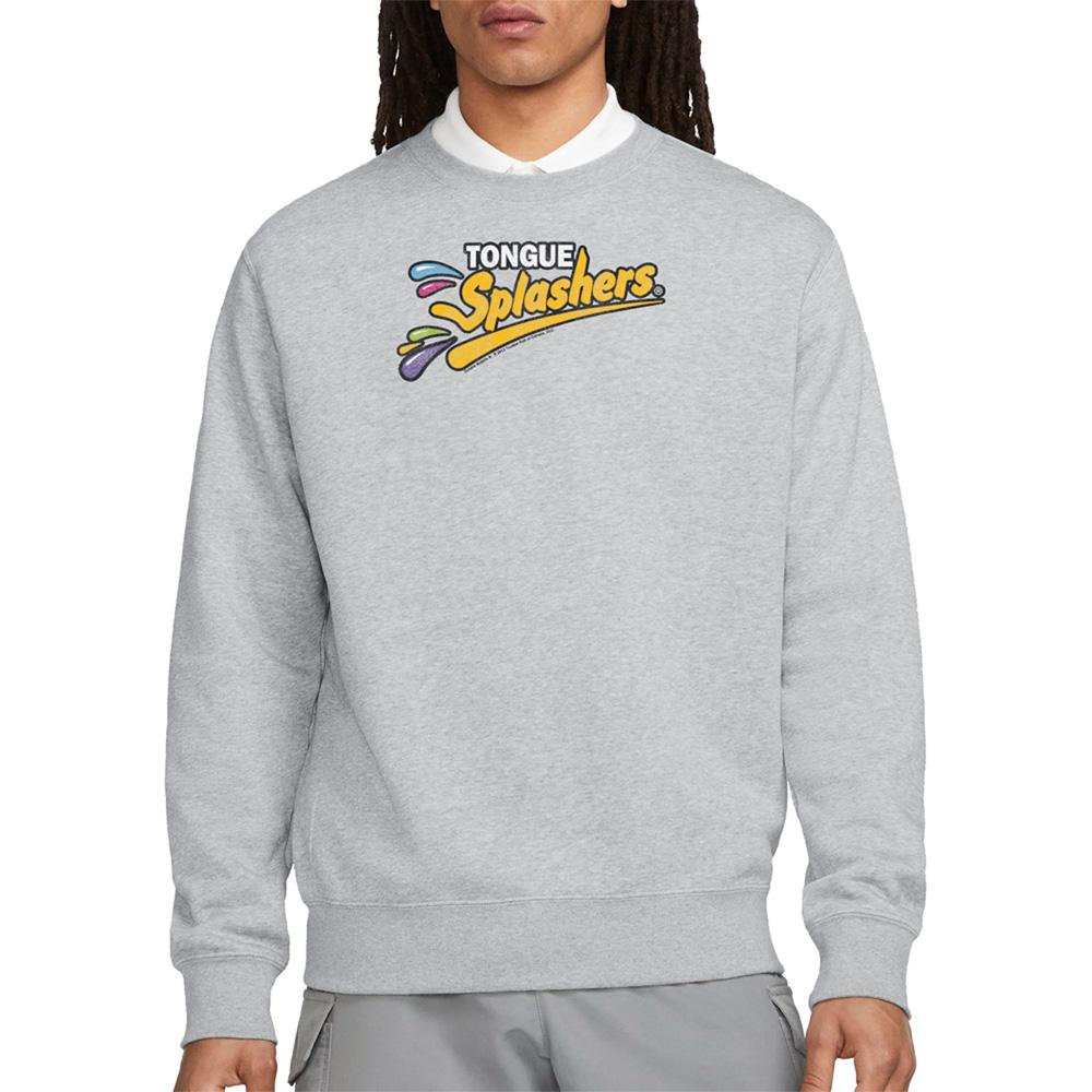 Athletic Heather - Lifestyle - Dubble Bubble Unisex Adult Tongue Splashers Logo Heather Sweatshirt