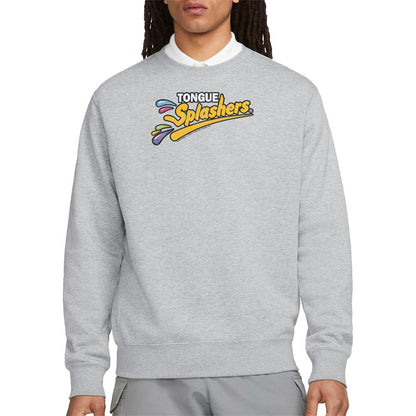 Athletic Heather - Lifestyle - Dubble Bubble Unisex Adult Tongue Splashers Logo Heather Sweatshirt