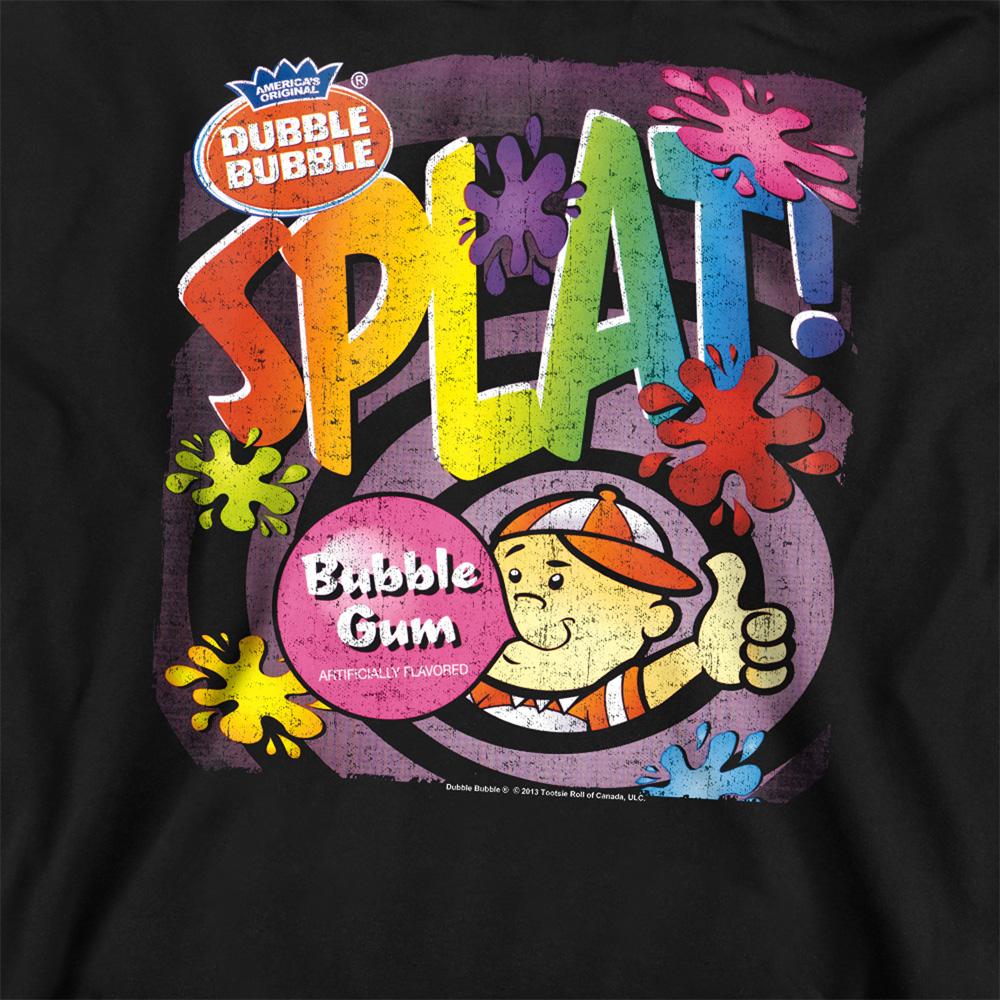 Black - Side - Dubble Bubble Unisex Adult Splat Gum Sweatshirt