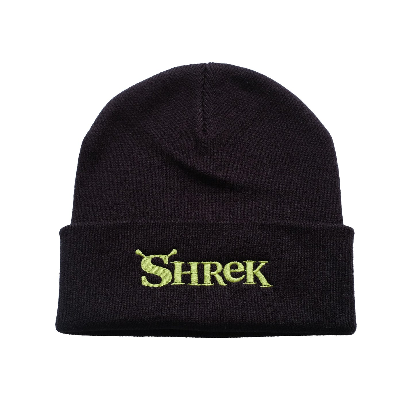 Black - Front - Shrek Mens Logo Beanie