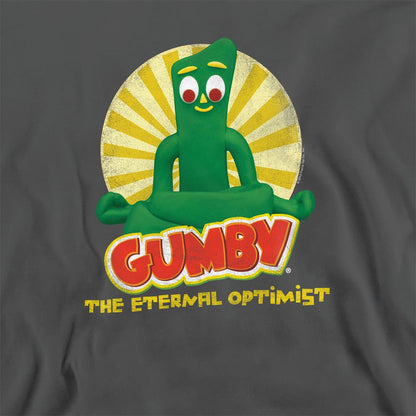 Charcoal - Side - Gumby Unisex Adult Optimist Sweatshirt