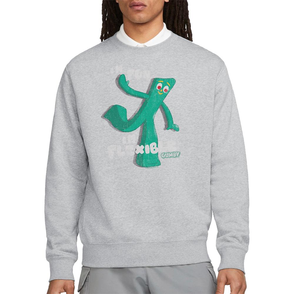 Athletic - Lifestyle - Gumby Unisex Adult I´m Flexible Heather Sweatshirt