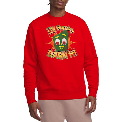 Red - Lifestyle - Gumby Unisex Adult Darn It Sweatshirt