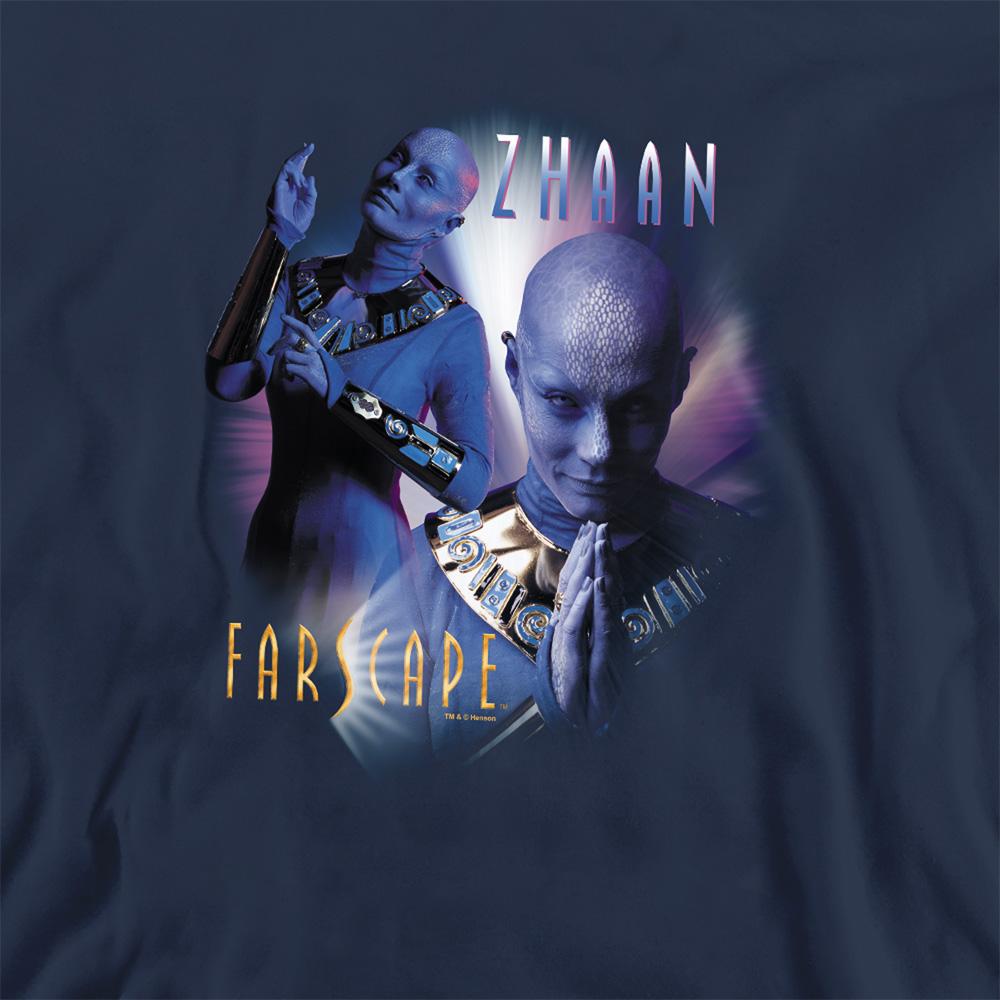 Navy - Side - Farscape Unisex Adult Zhaan Sweatshirt