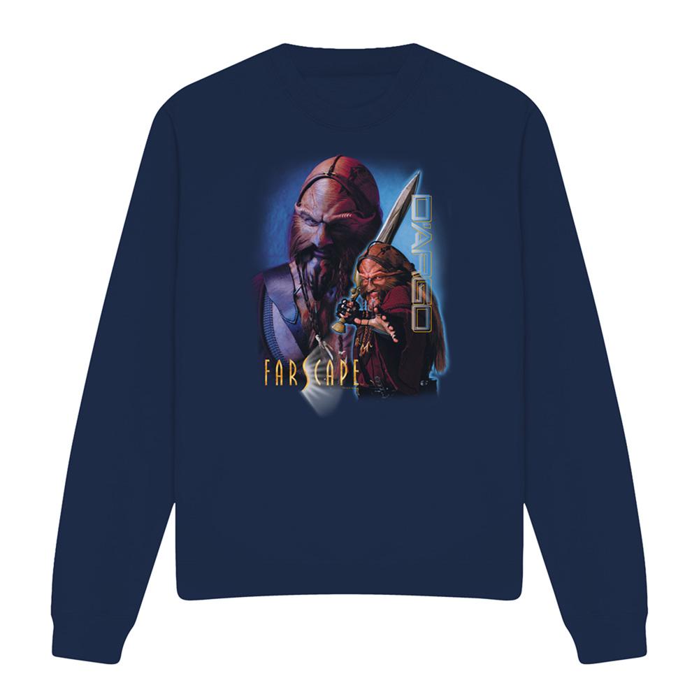 Navy - Front - Farscape Unisex Adult Dargo Sweatshirt