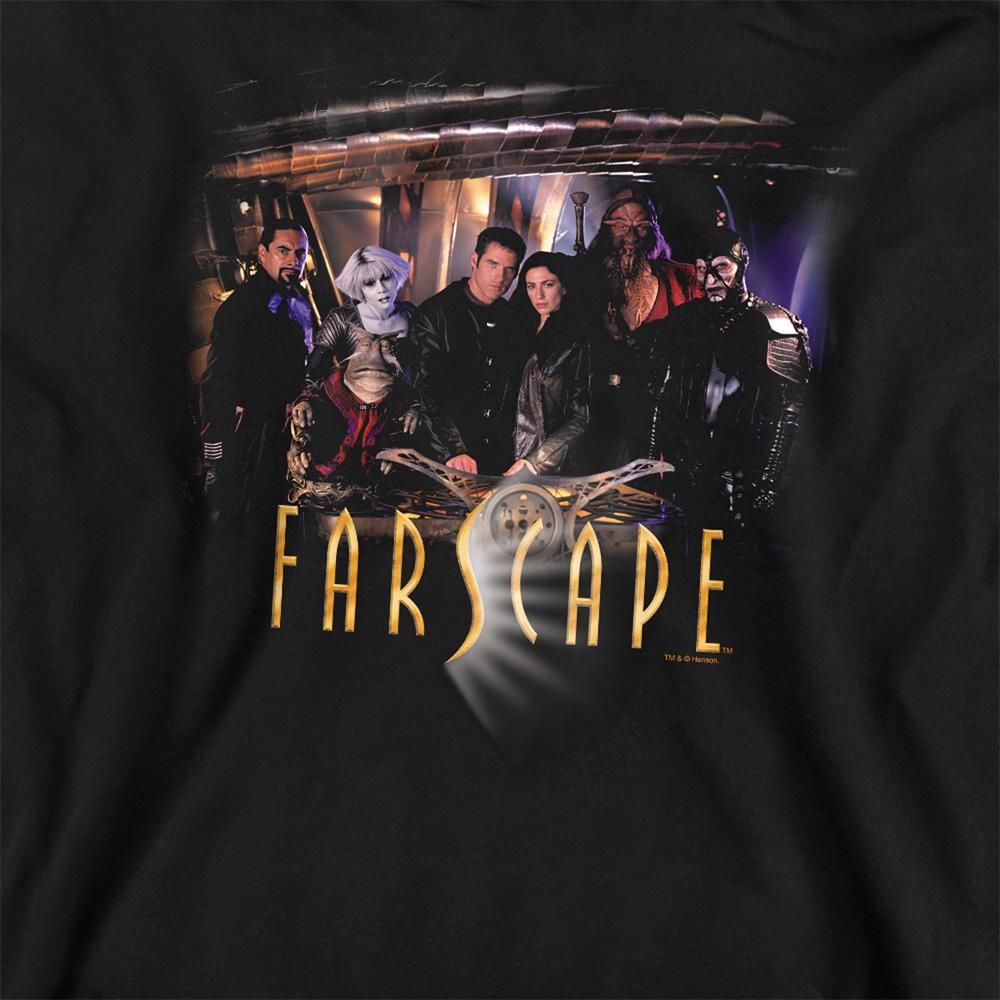 Black - Side - Farscape Unisex Adult Cast Sweatshirt