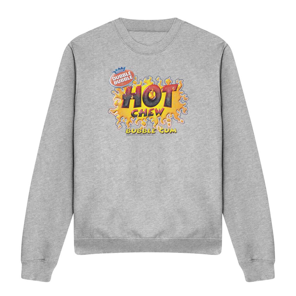 Athletic Heather - Front - Dubble Bubble Unisex Adult Hot Chew Heather Sweatshirt