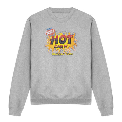 Athletic Heather - Front - Dubble Bubble Unisex Adult Hot Chew Heather Sweatshirt
