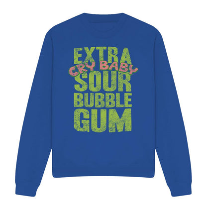 Royal Blue - Front - Dubble Bubble Unisex Adult Extra Sour Sweatshirt