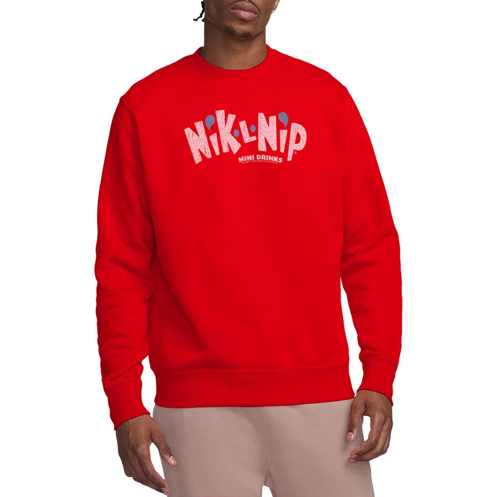 Red - Lifestyle - Dubble Bubble Unisex Adult Distressed Logo Sweatshirt