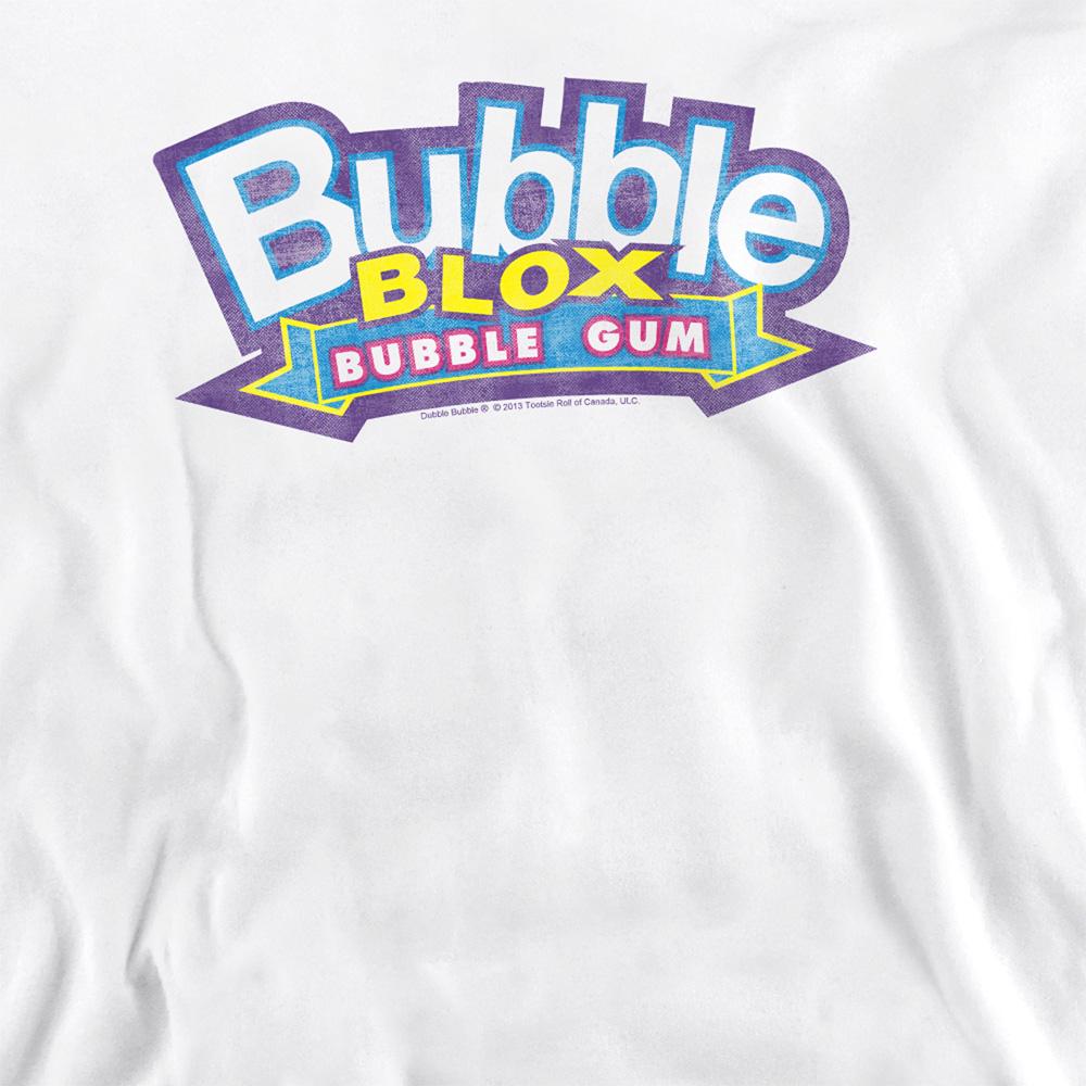 White - Side - Dubble Bubble Unisex Adult Bubble Blox Sweatshirt